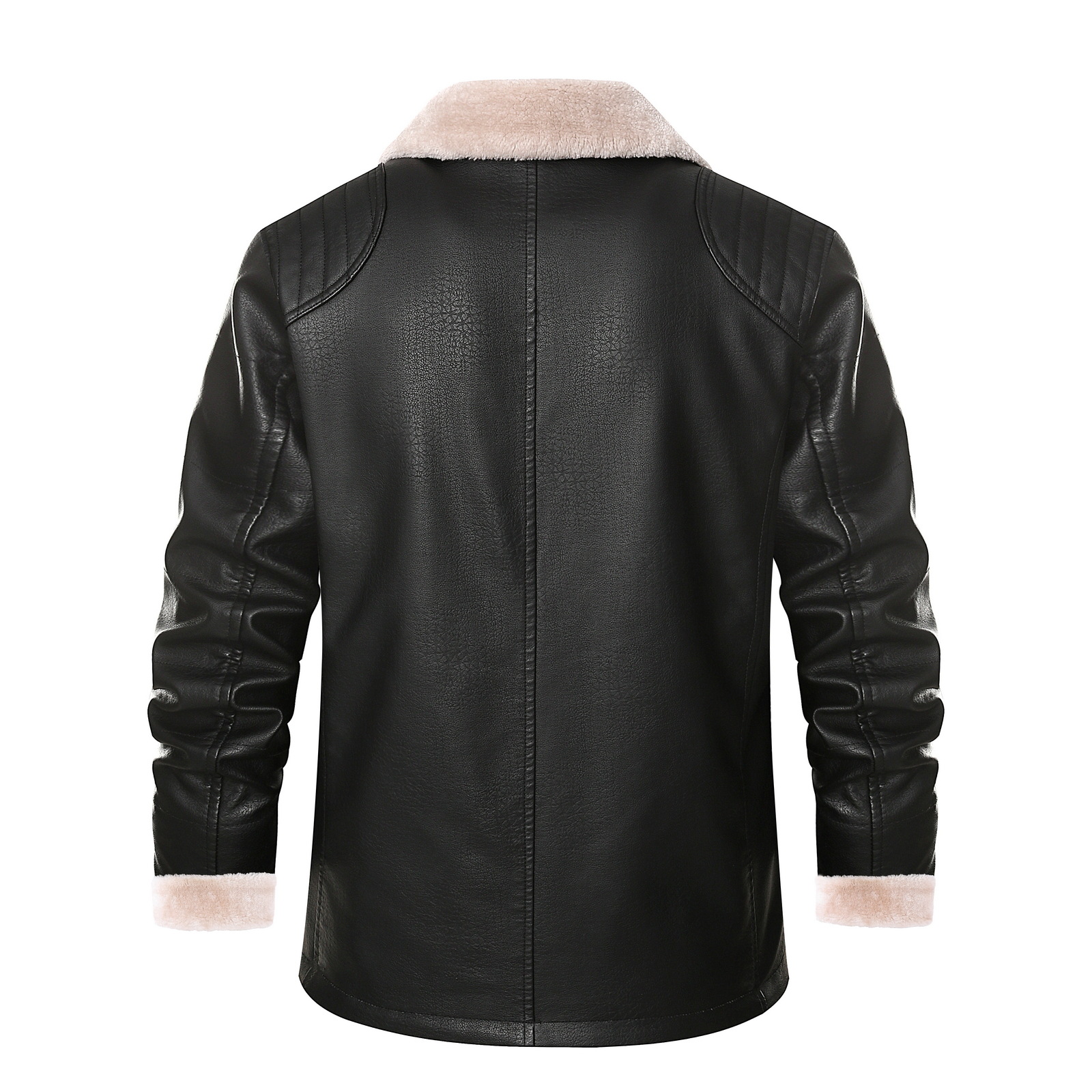 Thick velvet fur integrated warm foreign trade cross-border suit leather coat standard leather jacket jacket quasi-US size 88988