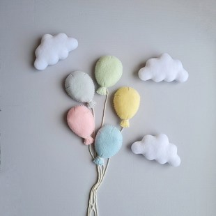 New Felt Balloon Set Newborn Photo Props Balloon Props Posture Props Balloon Props Clouds