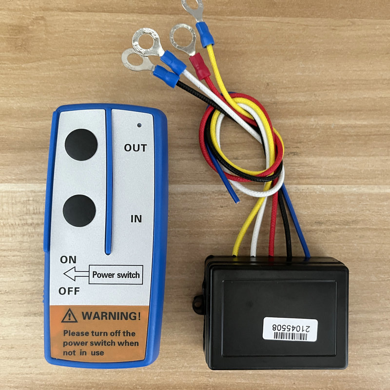 Automobile universal electric winch wireless remote control 12v24v car crane accessories off-road self-rescue tractor hinge