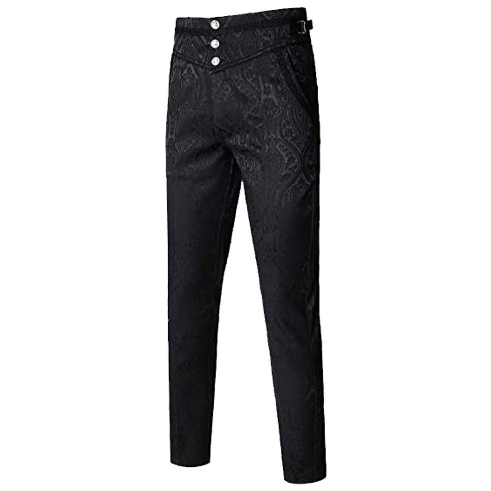 2024 Gothic Trousers Halloween Vampire cosplay Pants Dark Gothic Jacquard Pants