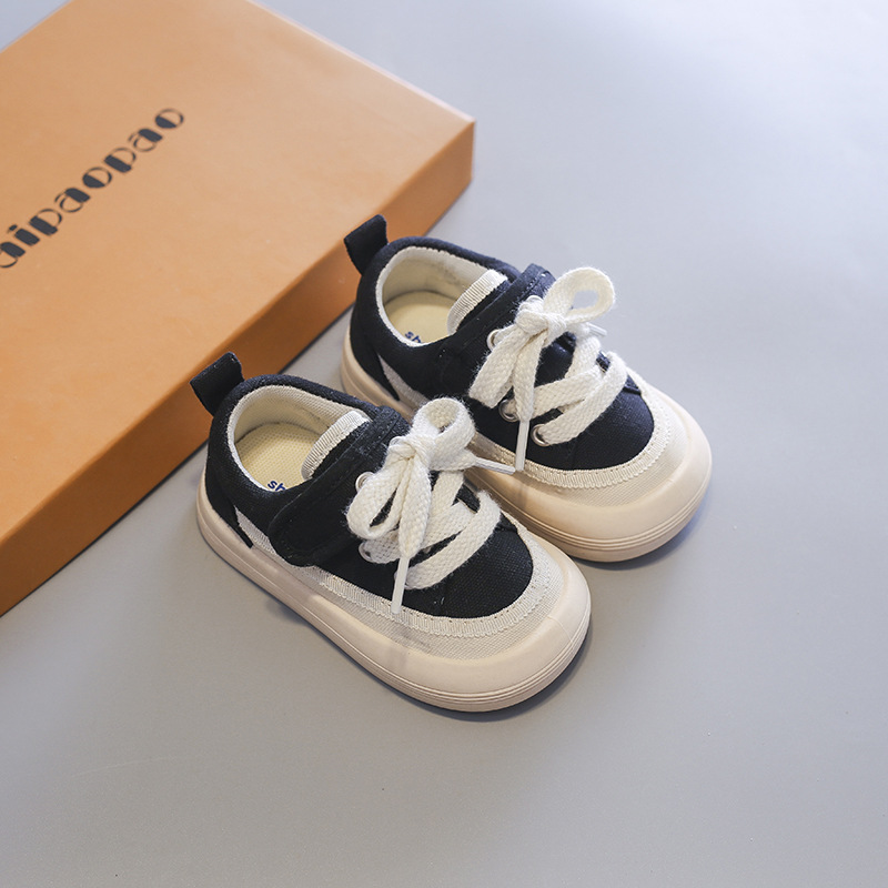 Children's Canvas Shoes Autumn New Boys' Cloth Shoes Soft-soled Casual Children's Shoes Girls' Board Shoes Baby Ugly Cute Shoes Trendy