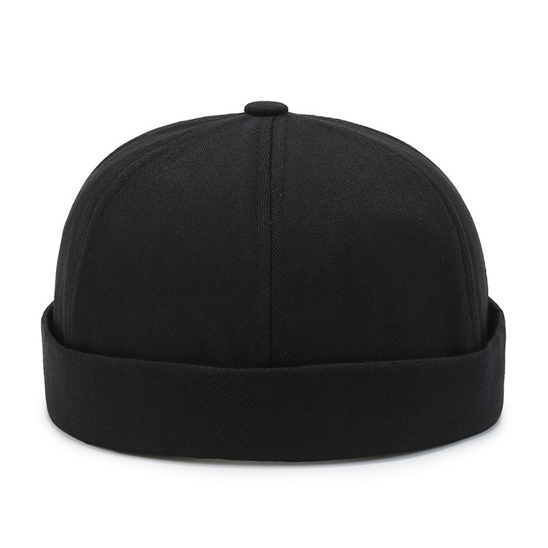 Spring New Style Melon Skin Hat Korean Style Street Hat Personalized Beanie Round Hat for Sailors and Land Master Hat for Men and Women ins Niche_voghion.com