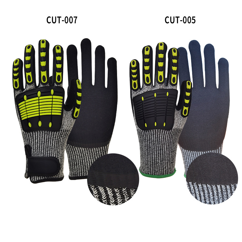 Professional Mechanical anti-cutting wear-resistant shockproof anti-collision gloves anti-smashing oil mining drilling labor protection protective gloves