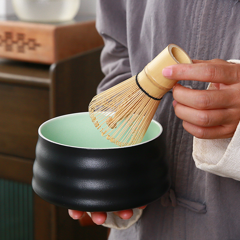 Matcha Bowl Japanese Ceramic Matcha Tea Zen Tea Set Tea Bamboo Matcha Brush Baiben Li Song Dynasty Tea Ceremony