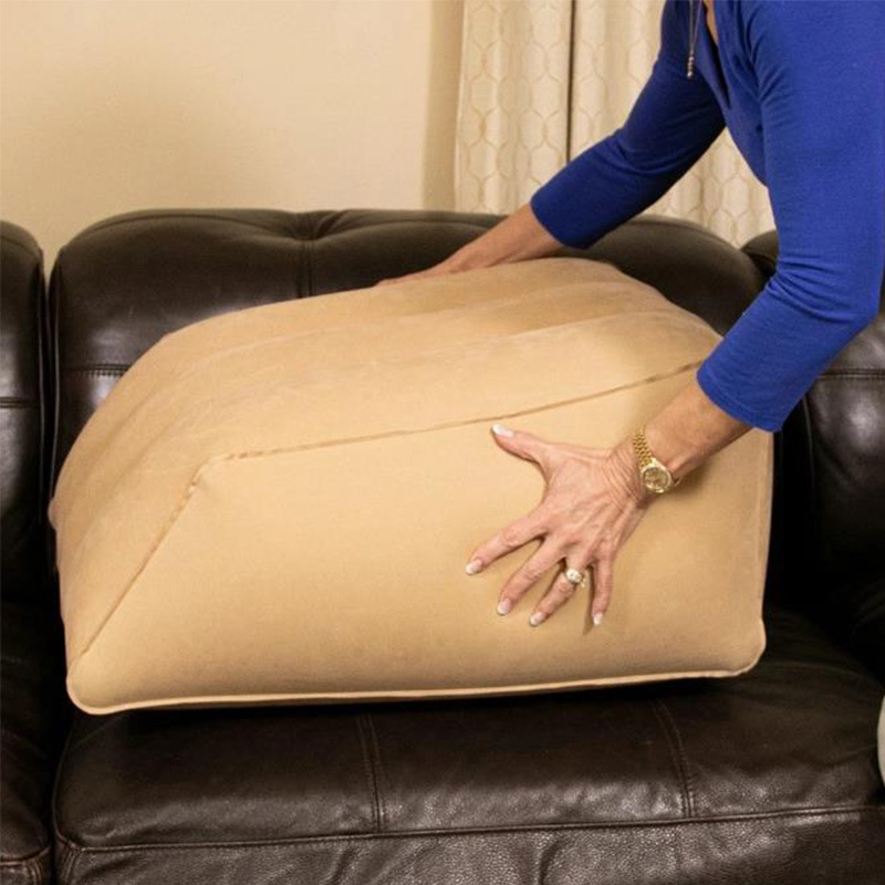 Cross-Border TV new inflatable Leg pillow Leg Ramp Portable fatigue relief back pillow shaping Leg shaping slope pillow