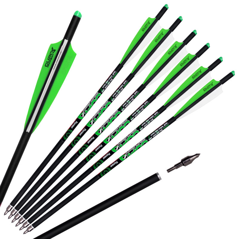 Factory spot wholesale diameter 8.8mm with standard mixed carbon short arrow for carbon archery shooting equipment cross-border