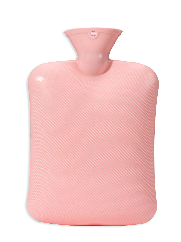 Thickened explosion-proof warm water bag hot water bag belly filling baby water injection irrigation warm handbag hot compress bag plush cloth cover insulation