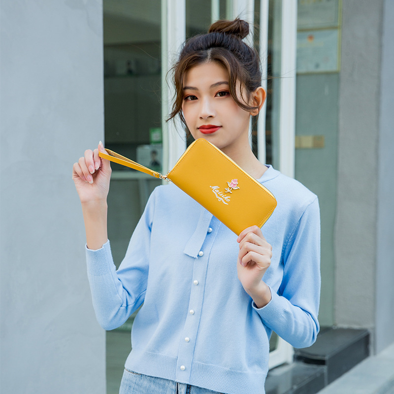 2021 New Women Clutch Bag Fashion Printed Large Capacity Portable Women Wallet Ladieswallet