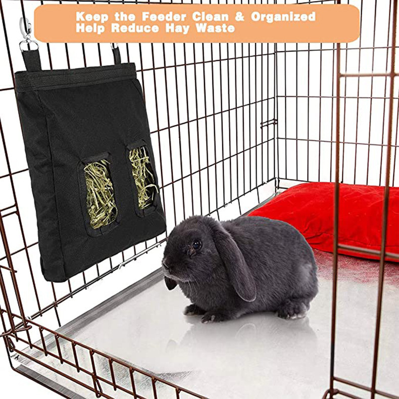 Cross-border Amazon rabbit straw bag feeding bag hamster guinea pig small pet Hay bag rabbit hay bag