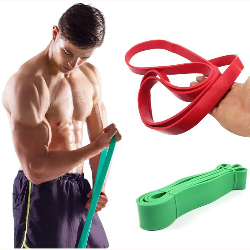 TPE fitness elastic band pull-up resistance band indoor fitness tension rope strength tension band elastic rope