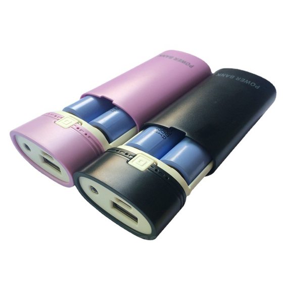 Solder-free 18650 battery charging box anti-reverse connection DIY charging treasure shell mobile power kit factory in stock
