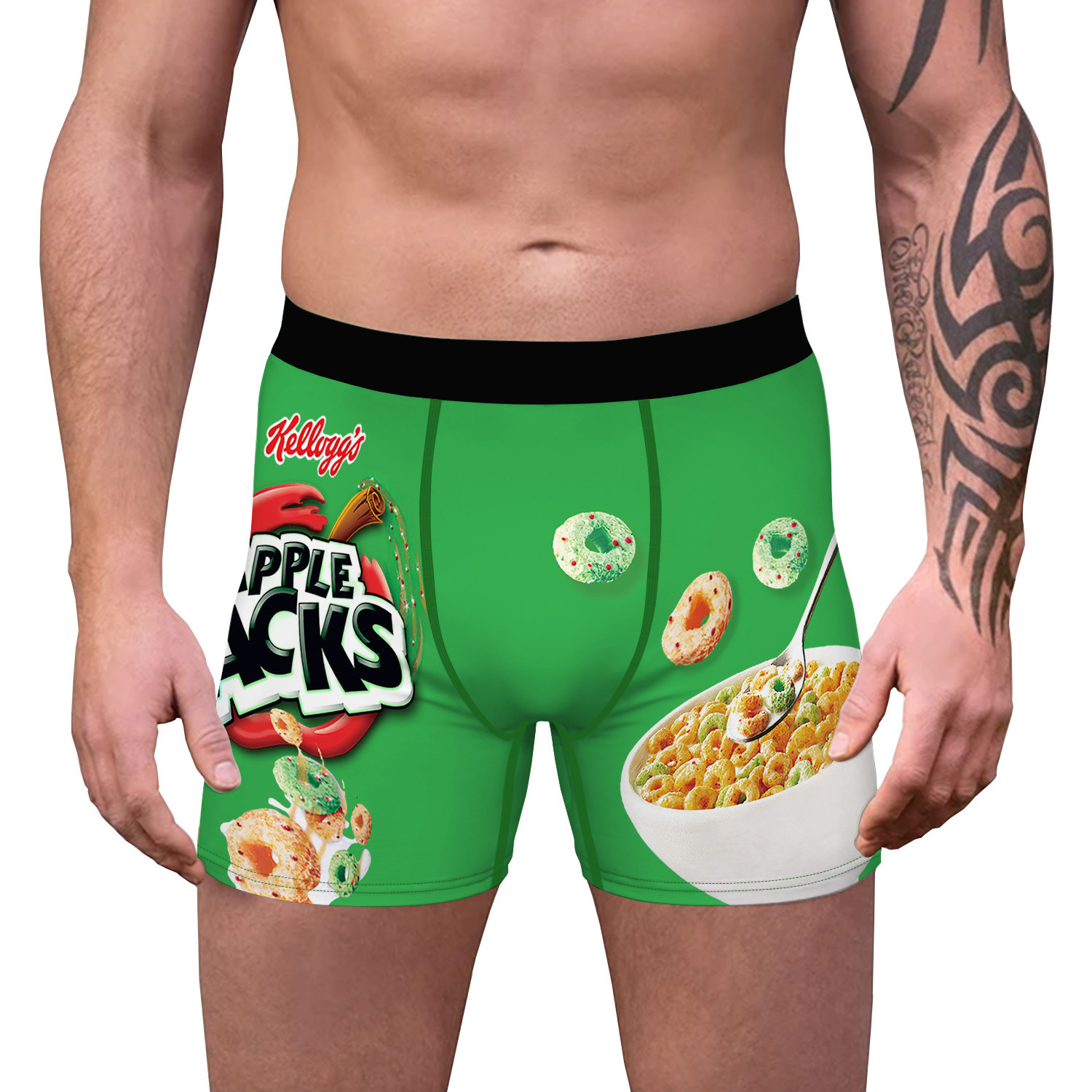 2023 cross-border snacks digital printing boxers comfortable breathable boxer shorts wholesale New Fashion men's underwear