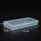 12.5*5.5*1.6cm; transparent