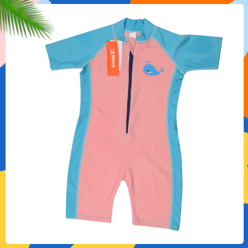 Children's Swimwear Boys' and Girls' One-piece Swimwear Children's Swimwear Baby Swimwear Hot Spring Factory
