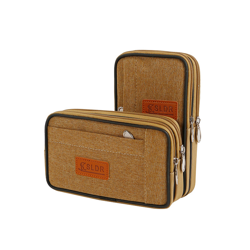 2023 large screen mobile phone bag men wear belt multifunctional waist bag horizontal and vertical middle-aged and elderly General manufacturers wholesale