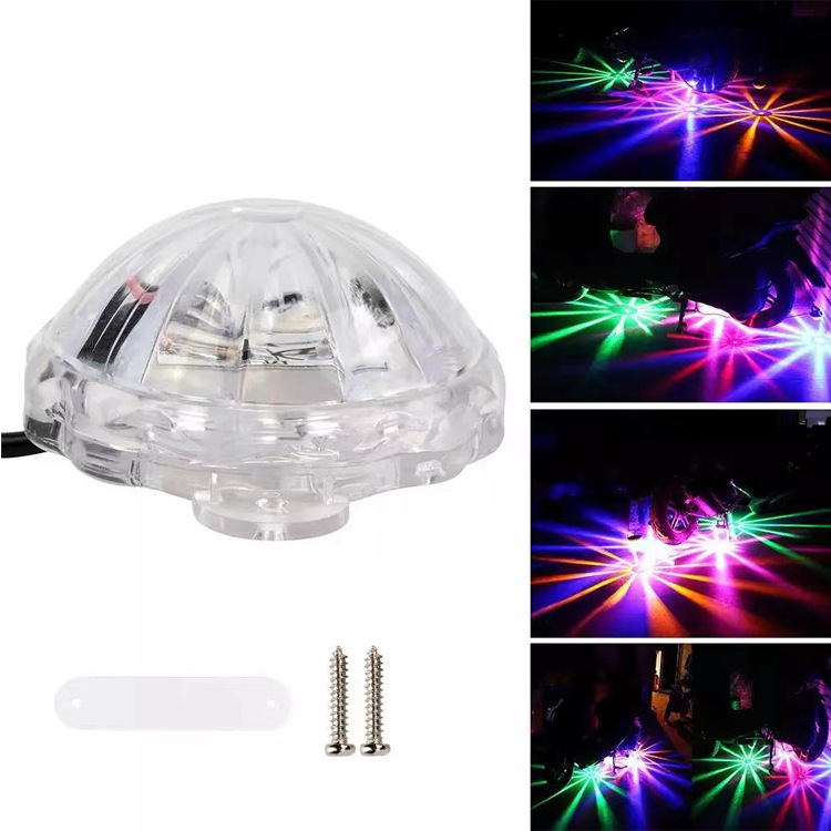 Источник завод 5V/12vled Автомобиль Мотоцикл проекция бампер шасси автомобиля свет красочный модифицированный фонарик