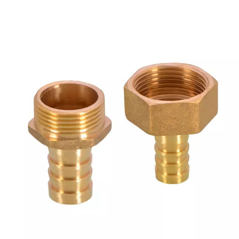 All brass pagoda connector pointed nozzle cannula 4-plug 10mm natural coal-fired gas hose inner and outer wire gas nozzle connector