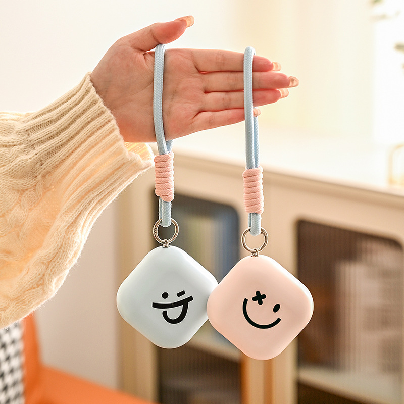 2023 New Square smiling face hand warmer USB charging long endurance warm baby portable mini electric warmer