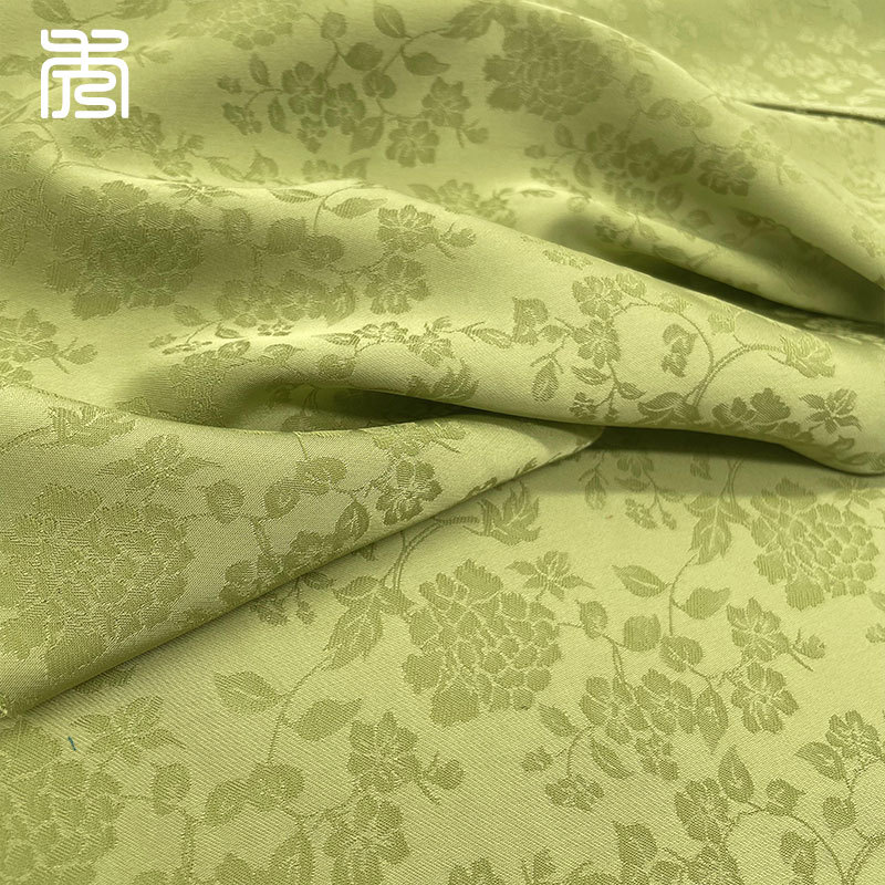 New Stretch Jacquard Fabric Draping Silky New Chinese Cheongsam Fabric Hanfu Ancient Clothing High-end Fabric Wholesale