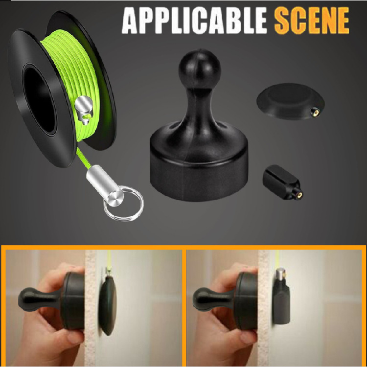 Wire cable magnetic string wire puller electrician threader nylon pipe concealed wire threading device wire puller
