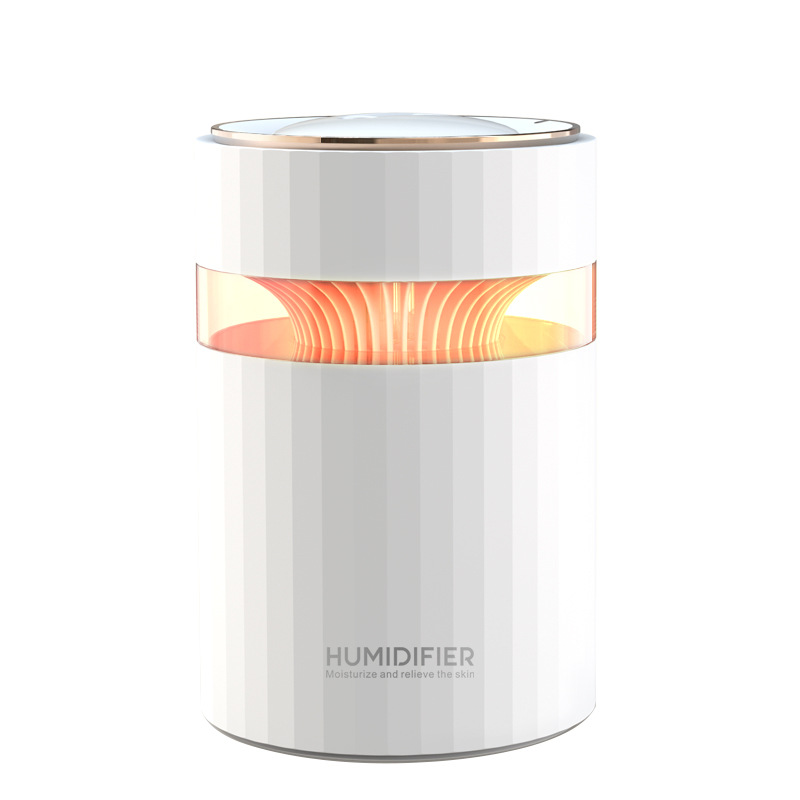 New double spout humidifier colorful light usb large capacity home mute office bedroom air humidifier