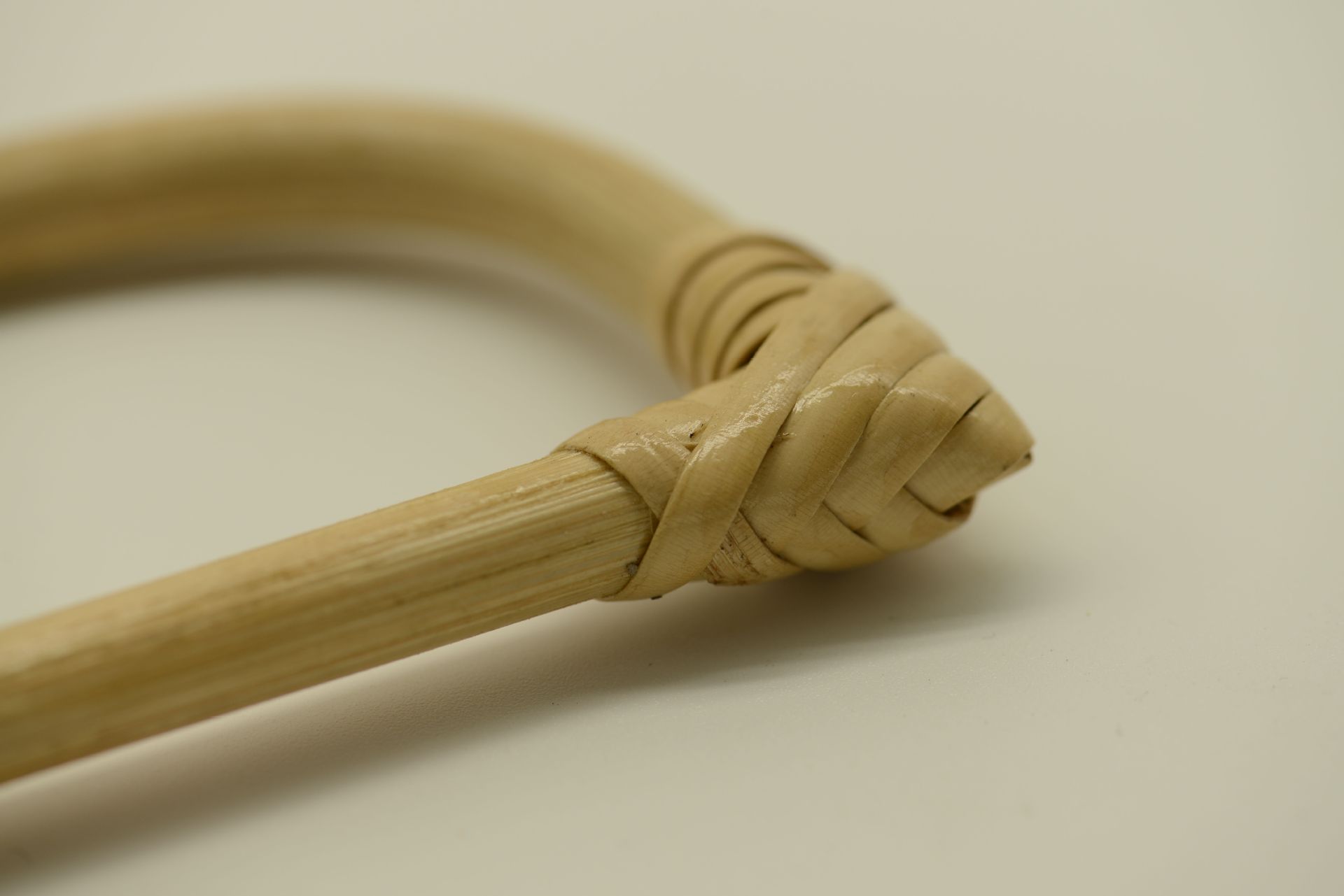 Small and exquisite natural white rattan bamboo hoop crafts for handbag and bag handle decoration