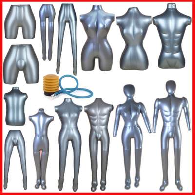 Clothing store inflatable human body men and women full body half body lower body human table dummy photo model props PVC