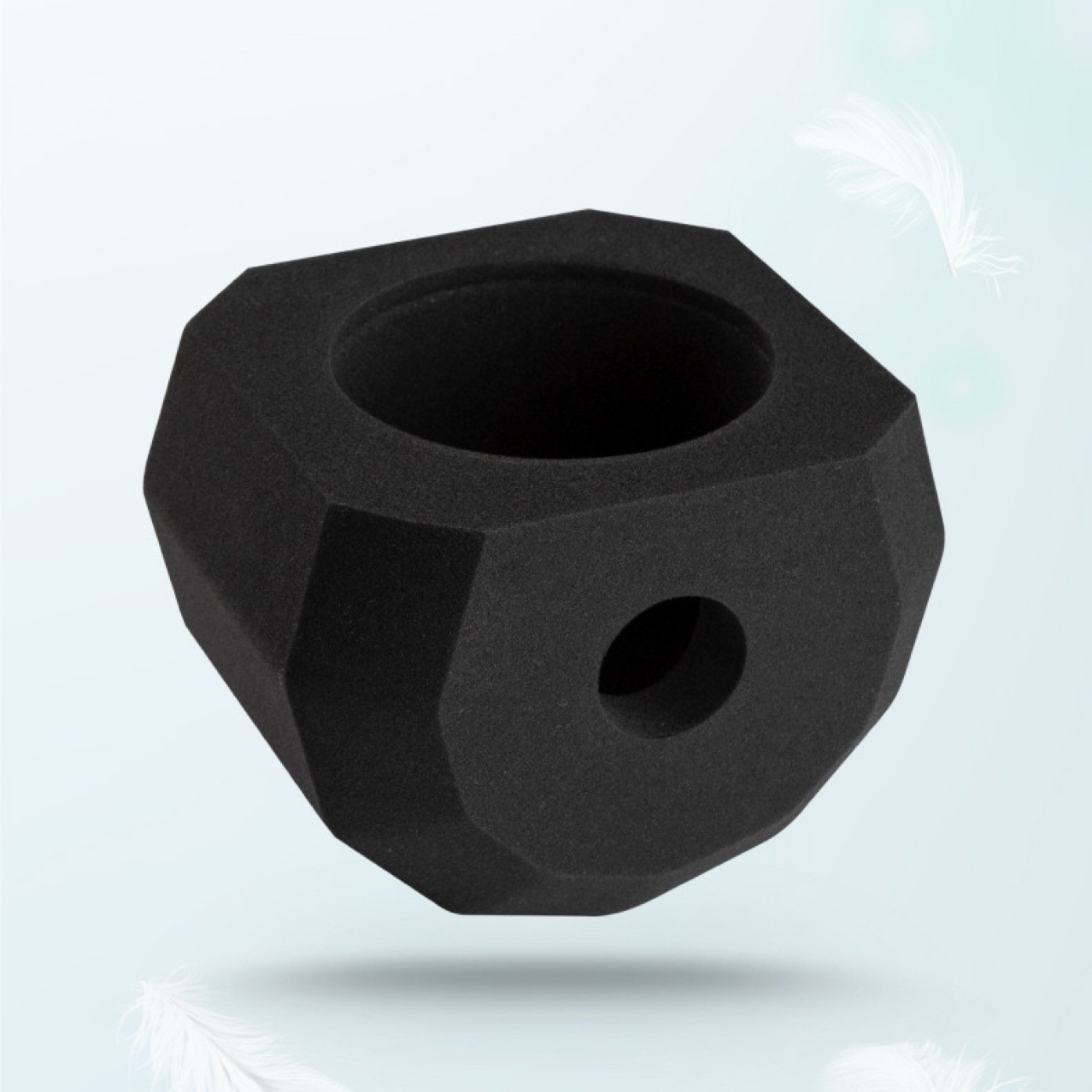 Live microphone cover microphone cover sound absorption cover recording sound insulation sponge cover windproof noise reduction microphone cover capacitor microphone ring