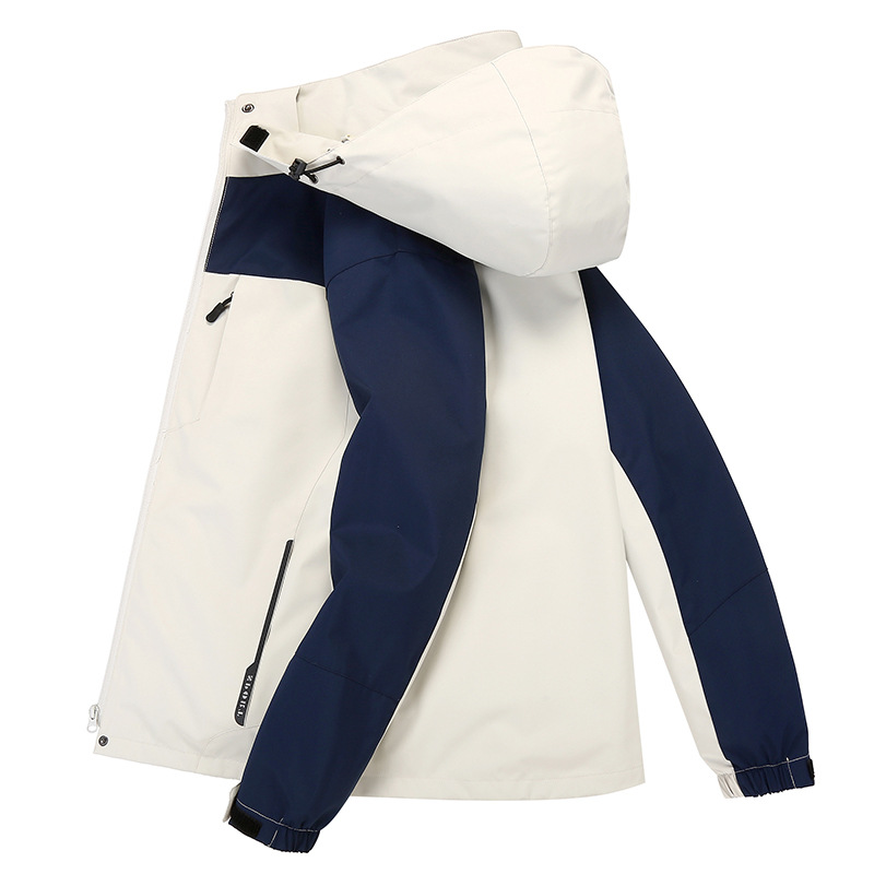 New outdoor assault clothing men's and women's three-in-one two-piece fleece detachable windproof waterproof mountaineering jacket