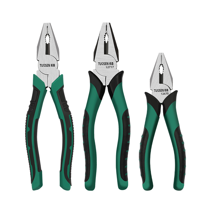 Takson Hardware Wire Pliers Flat Mouth Pliers 6-inch Labor-saving Tiger Pliers Multifunctional Industrial Electrician 8-inch Vise