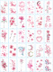 W suit (30 sheets/package do not repeat)