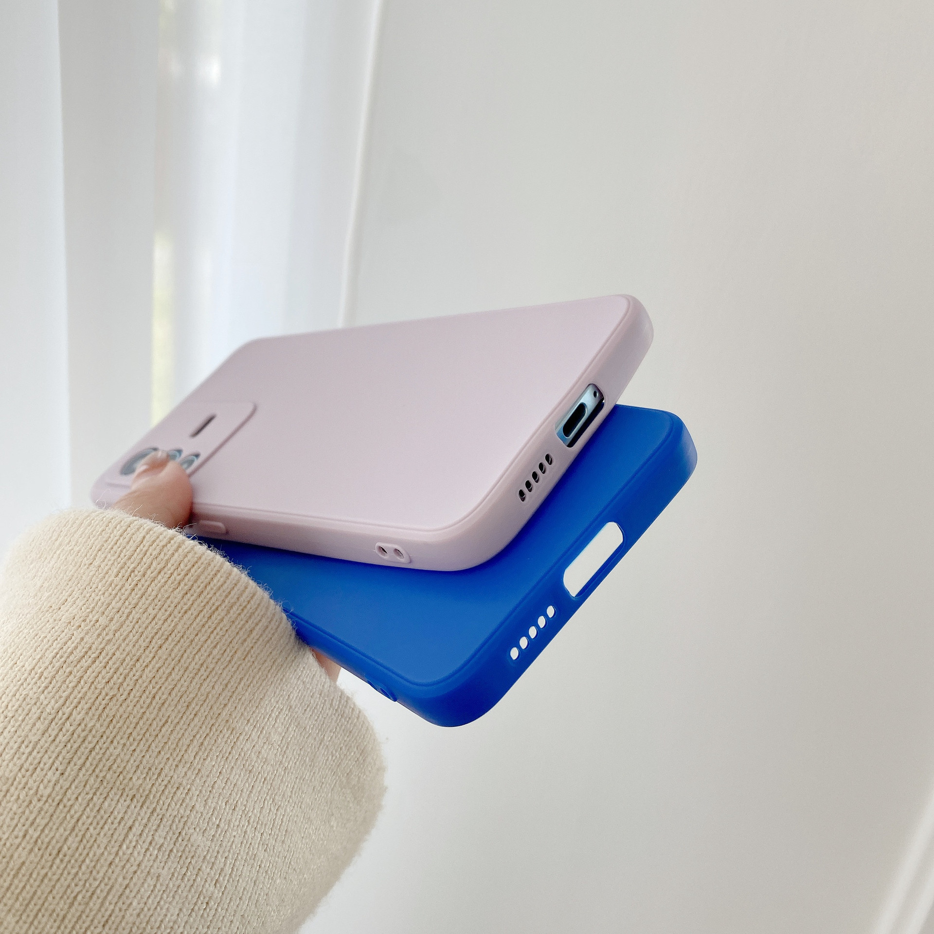 For vivoS20 Fine Hole Frosted TPU Straight Edge Y300 Protective Case iqooneo10 Rubik's Cube Silicone Phone Case