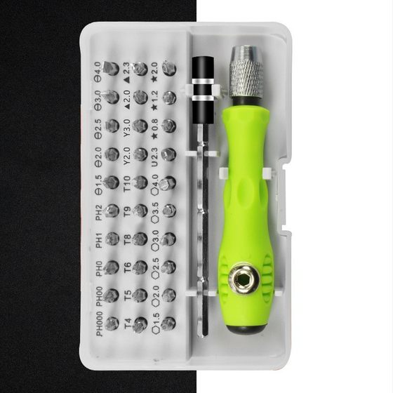 32-in-one Multi-function manual screwdriver screwdriver, mobile phone, computer, electronic product repair and disassembly tool set