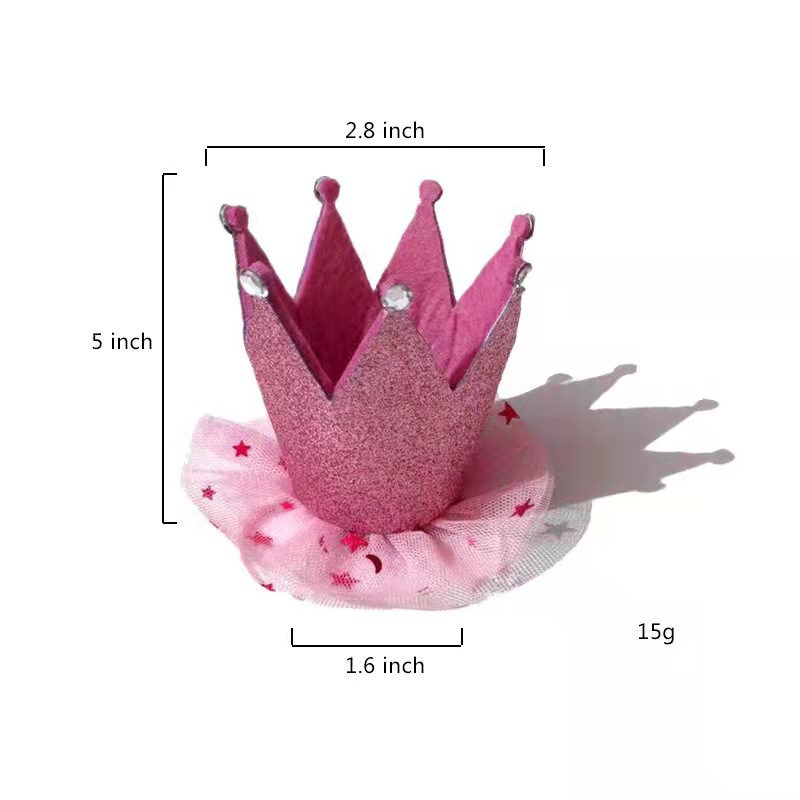 Cross-Border fashion pet saliva towel Crown bow tie birthday set background decoration banner pull flag triangle towel wholesale