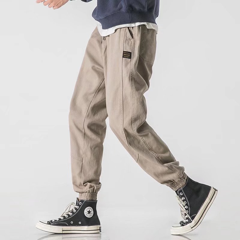 Casual Pants Men's Spring and Autumn Loose Pants Trendy Overalls Men's Trendy Brand Nine-point Sports Pants Men's Wear