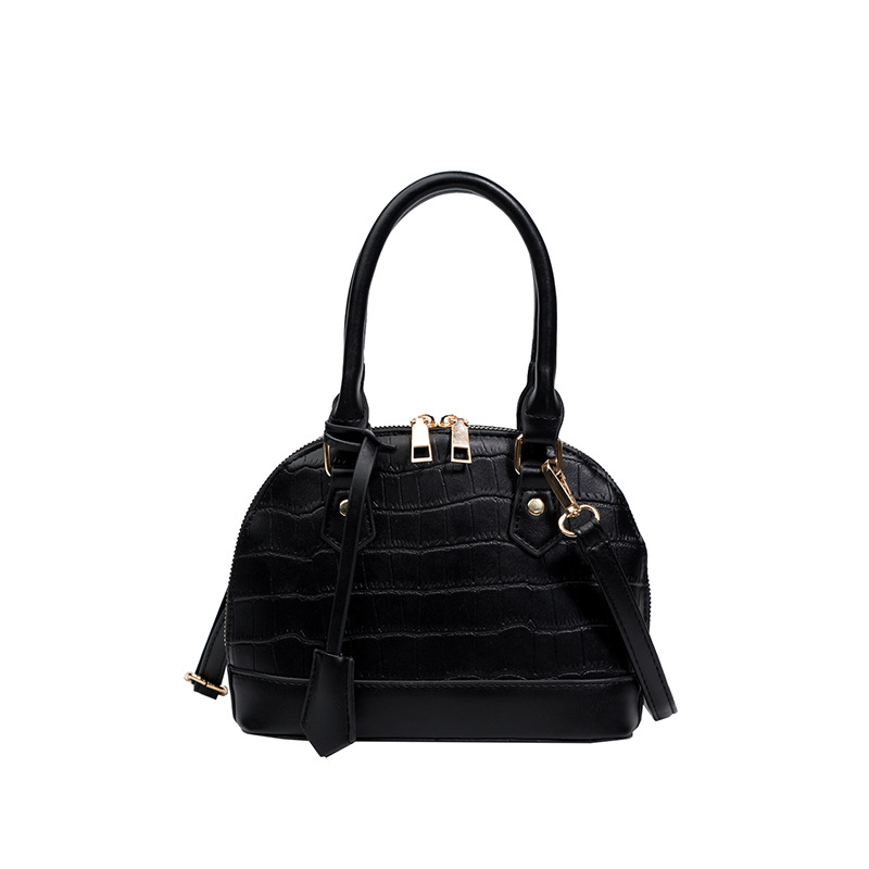 European and American Fashion Retro Stone Pattern Simple Shell Bag 2022 New Niche Design Shoulder Bag Crossbody Women's Bag Trendy