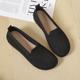 Summer Mesh Breathable Soft Sole Old Beijing Cloth Shoes Cut Out Flats Bottom Middle-aged and Elderly Mother's Shoes Hole Shoes