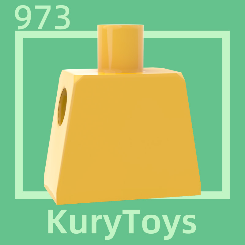 KURY/Kairui Small Particle Building Blocks DIY Parts Compatible with 973 Minor Body Parts MOC