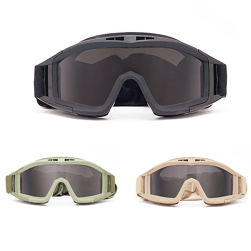 Outdoor Tactical glasses Desert Locust army fan goggles CS anti-impact sport unisex Bulletproof glasses