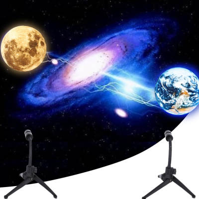 Cross-border USB plug-in Moon moon lamp earth projection lamp bedroom home photo creative atmosphere children Night Light