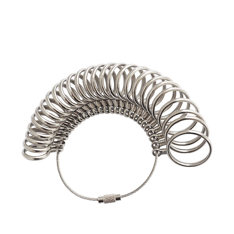 Suit inch ring bar aluminum bar ring measuring number size alloy ring A- Z US size tool