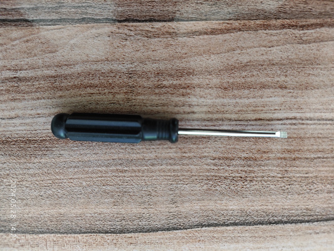 Black handle bold 2.5 word (total length 9.5CM)