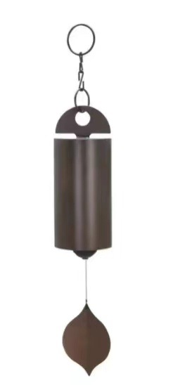 Cross Border Independent Station Hero Windbell Outdoor Wind Chimes Courtyard Decorative Leaves Wind Chimes Vintage Metal