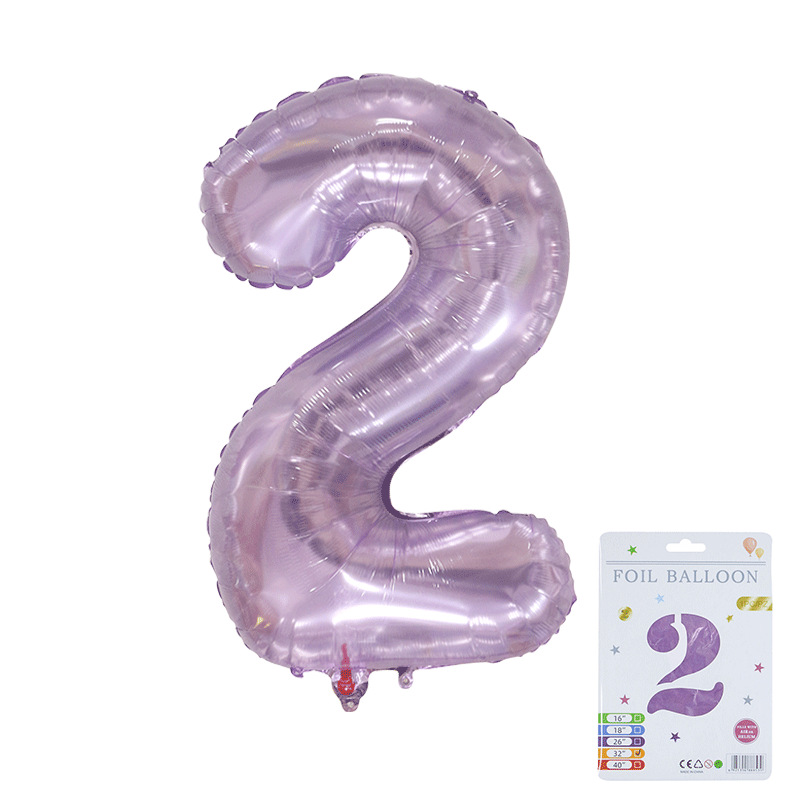 32 inch paper card jelly crystal digital separate packaging Balloon Birthday Party festive atmosphere decoration balloon