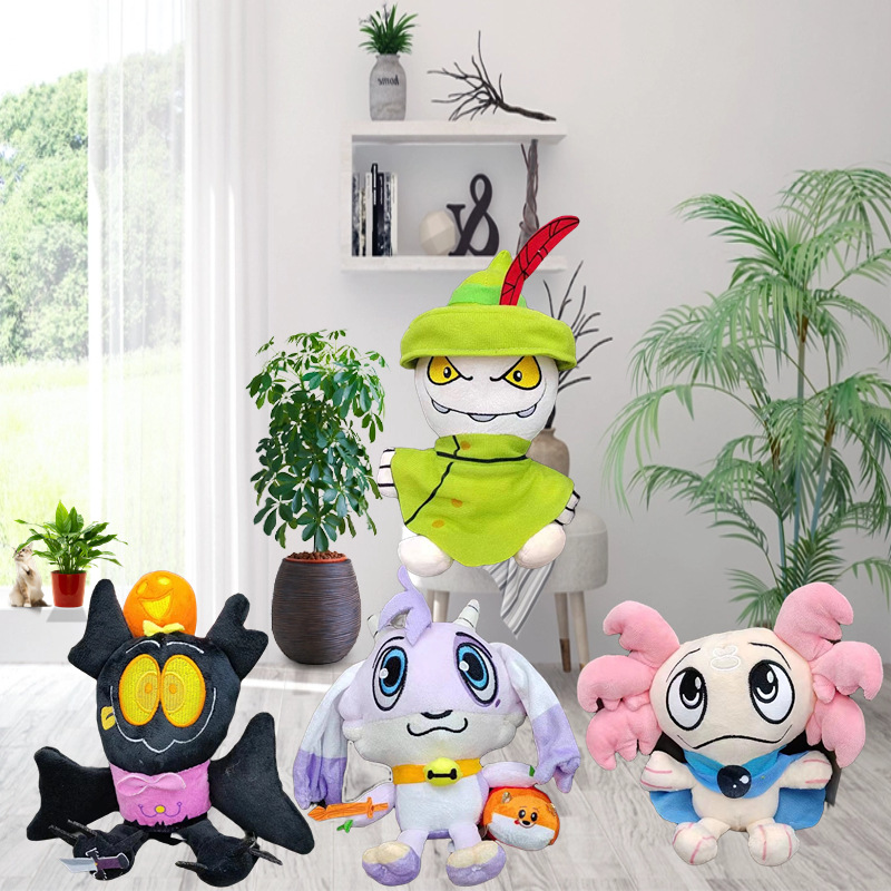 Cross-border new salamander plush toy goat Billie bust up game peripheral owl doll in stock