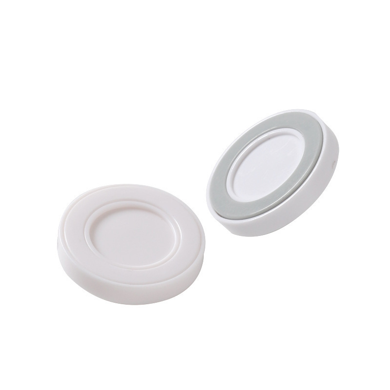 Household magnetic suction round TV air conditioner remote control wall hanging hook female buckle punch-Free Socket fixing artifact wholesale