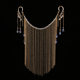 Face Curtain Antique Face Covering Veil Tassel Hanging Ears Hanfu Ancient Dress Headwear Face Covering Full Set of Jewelry Super Fairy Accessories