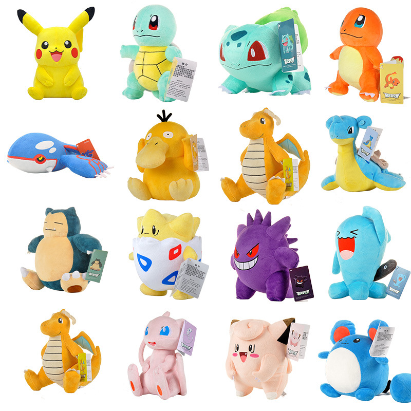 Genuine Pokémon Pikachu doll plush toy Squirtle Bulbasaur Pokémon Charmander