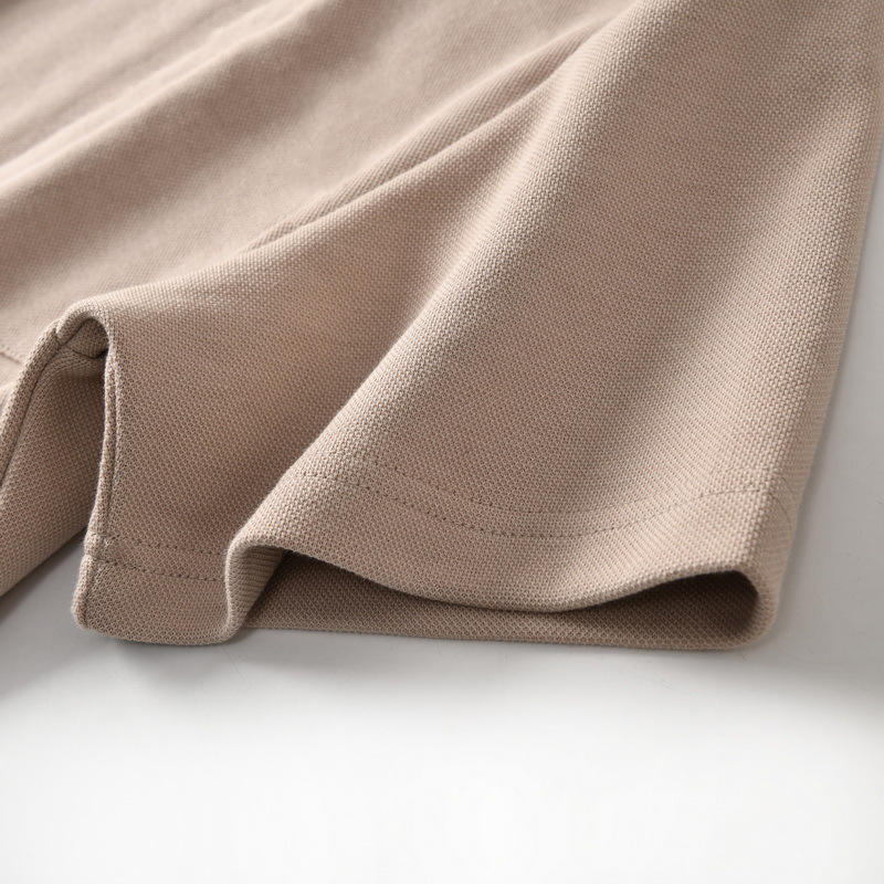 Japanese CITY BOY Gallery 300G Thickened Air Layer Pearl POLO Shirt FOG Color OVERSIZE Version