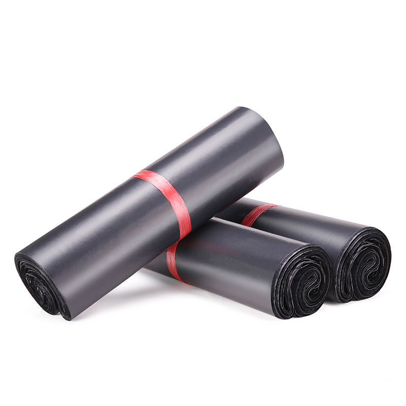 Baizun logistics packaging gray black packaging bag waterproof thick packing bag express bag 28*42 factory wholesale
